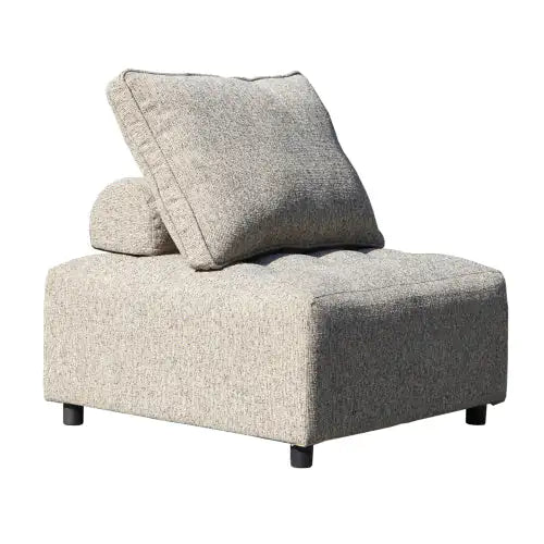 Outdoor Modular Sofa Aluminium Structure Support Cushion And Cushion Cover Detachable Fade Resistant Sofa Cover Included Light Brown - Price - Based On A Single Piece - 2 Pcs